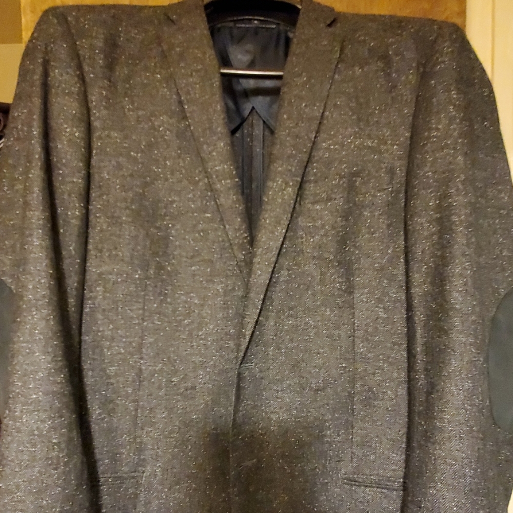 Mens Wool/silk herringbone Sportcoat